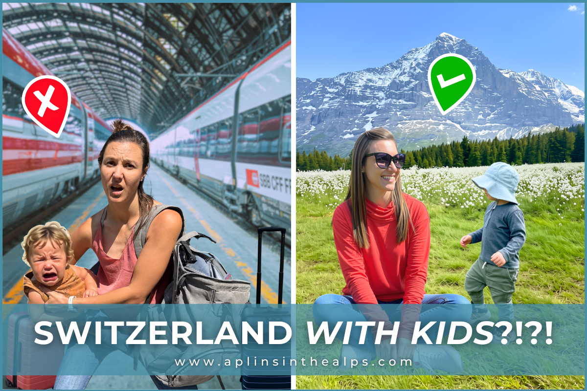 switzerland with kids blog thumbnail by aplins in the alps by Aplins in the Alps
