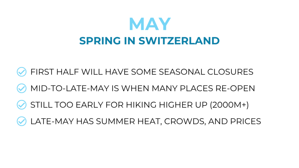 May in switzerland by aplins in the alps