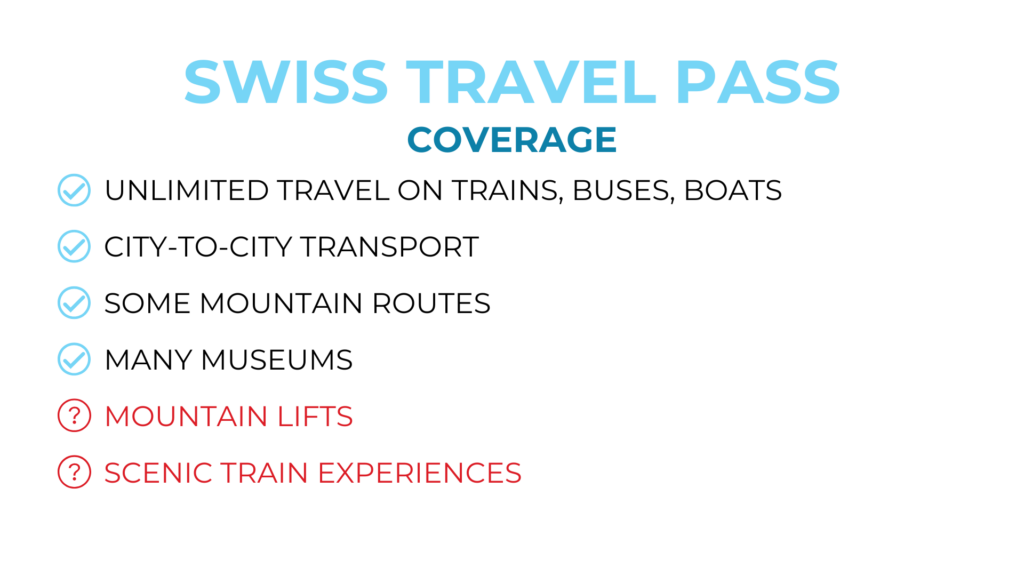 swiss travel pass coverage aplins in the alps