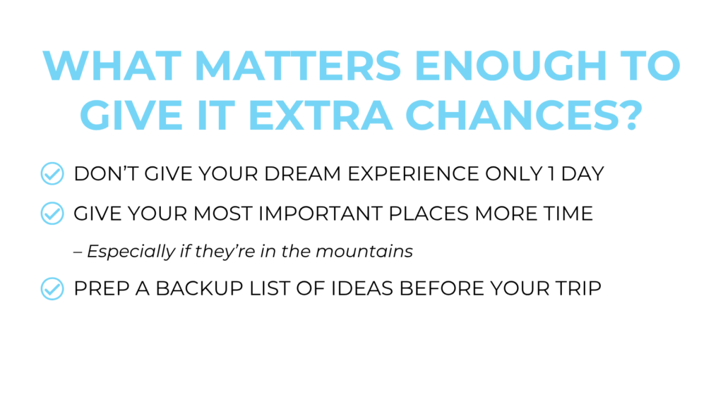 What matters enough to give it extra chances_ 3
